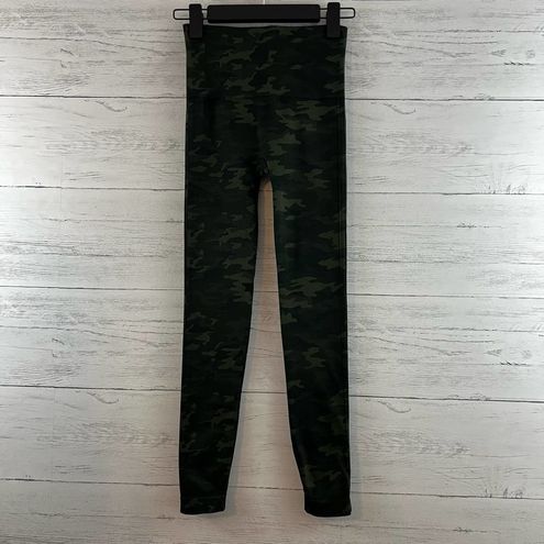 Spanx Green Camo Seamless Leggings Size S - $32 - From Tabitha