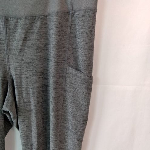 Sonoma XL Heather Gray Mid-Calf Capri Joggers Stretch Leggings