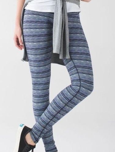 Lululemon Wunder Under III Sapphire Space Dye Twist Full Length Leggings  Size 10 - $64 - From Cassie