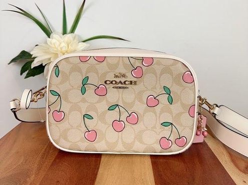 Coach Jamie Camera Bag with Heart Cherry Print