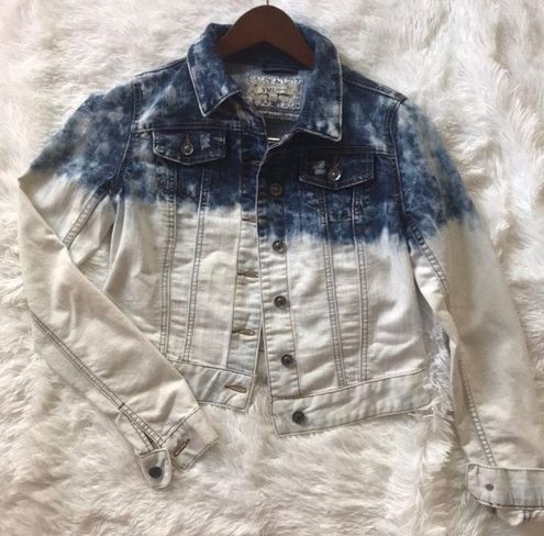 ombre jean jacket