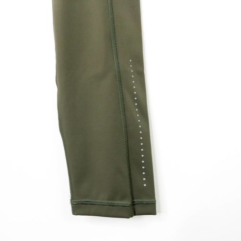 Halara Olive Green Reflective High Waisted Functional Pocket Run Leggings  Large - $28 New With Tags - From Four