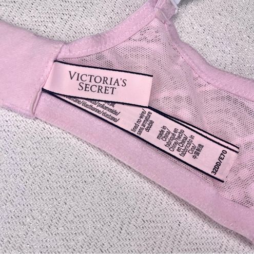 Victoria's Secret Victoria Secret Lace T Shirt Lightly Padded Wireless Bra  White 32DD Size undefined - $29 - From Marie