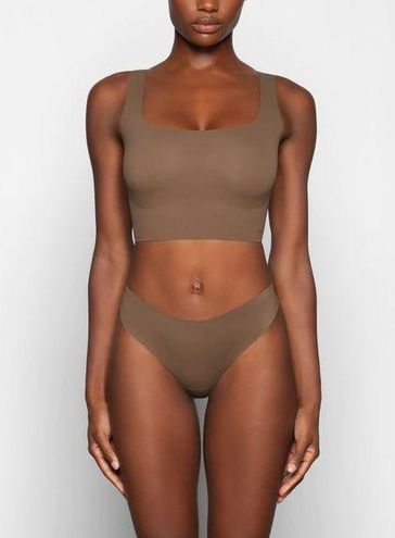 NAKED SCOOP LONGLINE BRALETTE | SAND