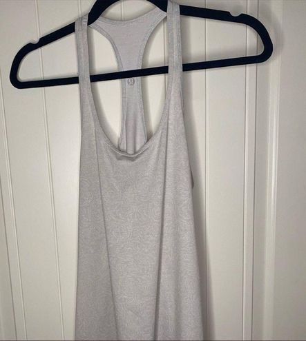 Lululemon Cool Racerback Tank Top in Heather Gray Size 4 approx