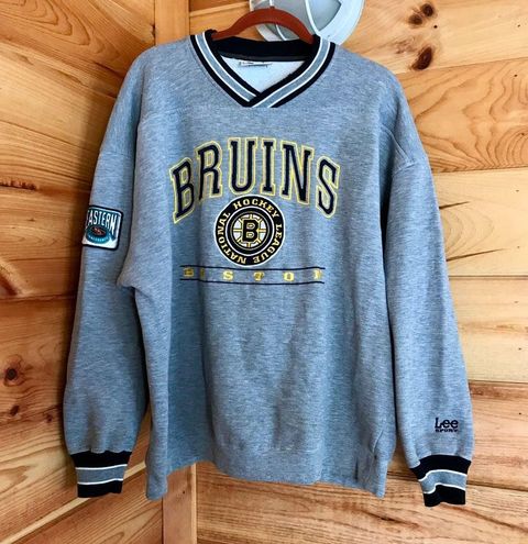 Lee, Sweaters, Vintage Nhl Boston Bruins Crewneck Sweater