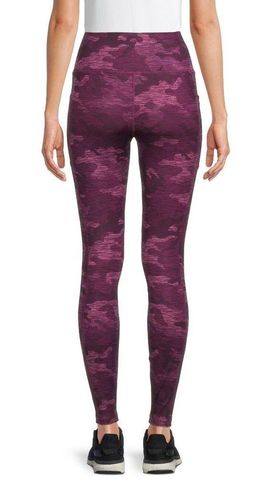 Avia Women's Active Core Performance Print Legging, Purple Oxford