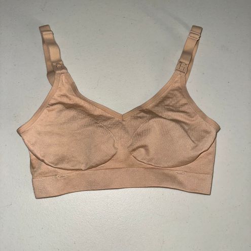 Bravado Basics Nursing Comfort Bra Size S Clips Seamless Stretch like NWOT  Tan - $12 - From Flutterby