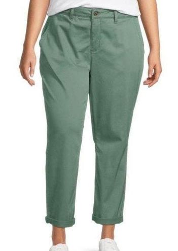 St. John's Bay Women's Relaxed Fit Girl Friend Chino Pant