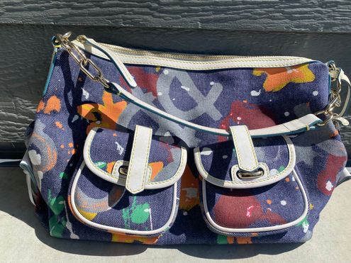 Bags, Vintage Dooney Bourke Paint Splatter Purse