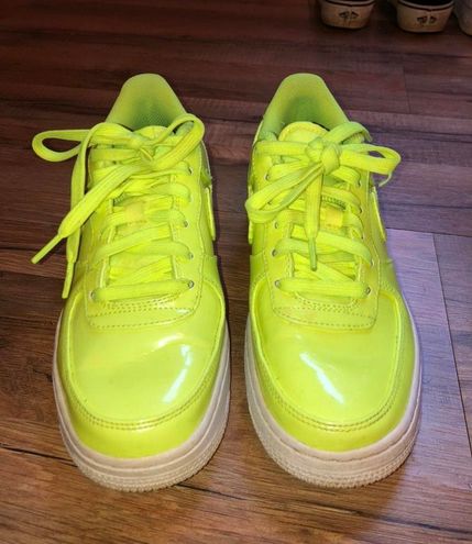 Nike Neon Yellow Air Force 1 Size 7 - $35 (65% Off Retail) - From