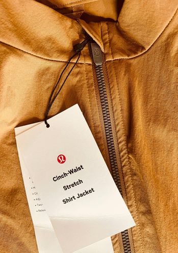 Lululemon Cinch Waist Stretch Shirt Jacket - Retail $198