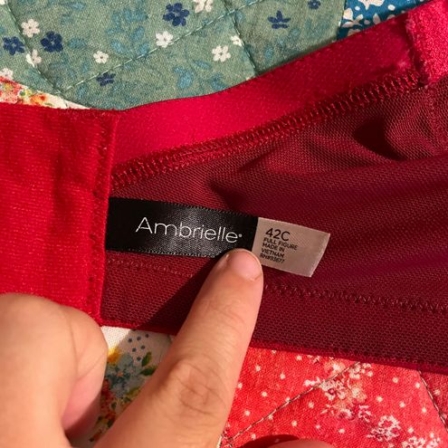 Ambrielle 42C Red Lightly Lined Bra Size 42 C - $15 - From SmallTown
