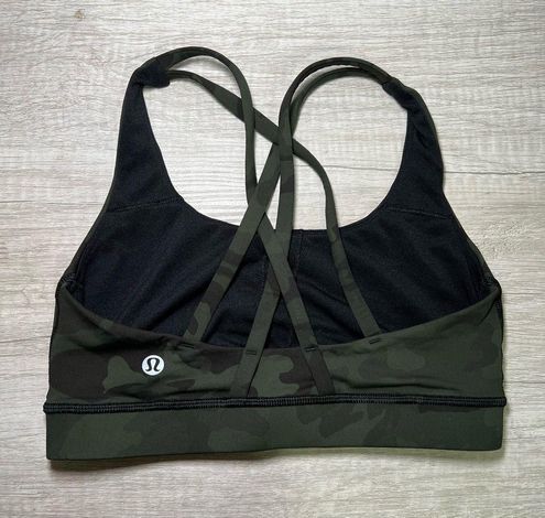 Lululemon Energy Bra Incognito Camo Multi Gator Green Size 4 - $31 - From  Elizabeth