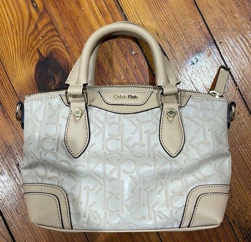 Calvin Klein top handle mini bag Tan - $15 (83% Off Retail) - From mandi