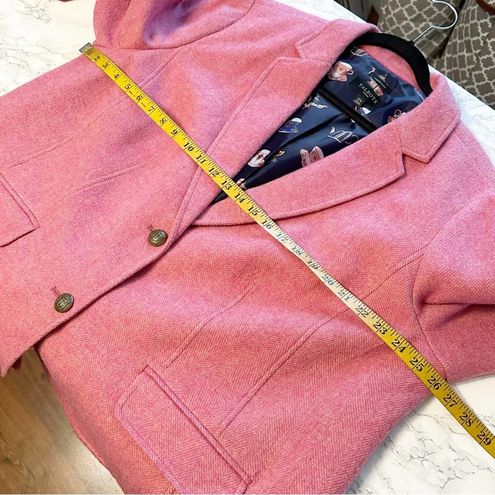 Talbots PRICE FIRM Shetland Aberdeen Herringbone Pink Blazer Women's Size  22W - $60 - From Diana