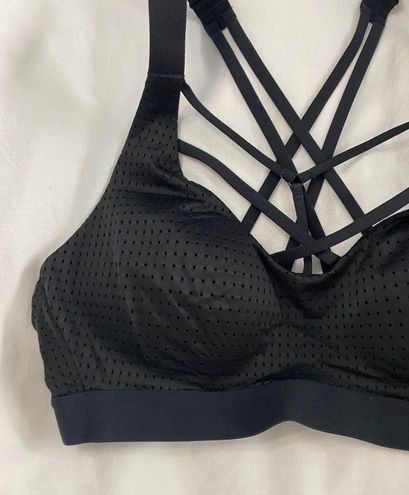 Victoria's Secret Black Strappy Sports Bra Size 32 A - $13 - From