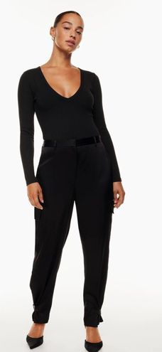 Aritzia Babaton Refined Satin Cargo Pant Black Size 10 - $108 (27% Off  Retail) New With Tags - From Jordan