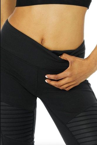 Alo Yoga Moto Leggings XXS Yoga Athleisure Activewear Athletic