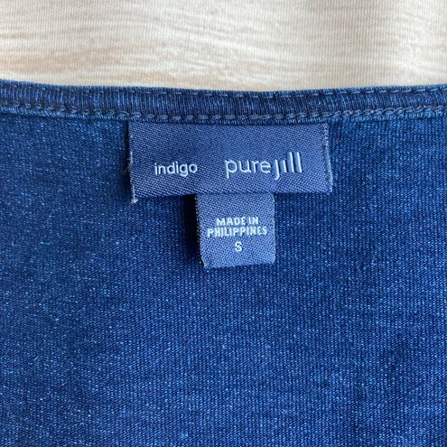 J. Jill Pure Jill Indigo-Jersey Relaxed Top