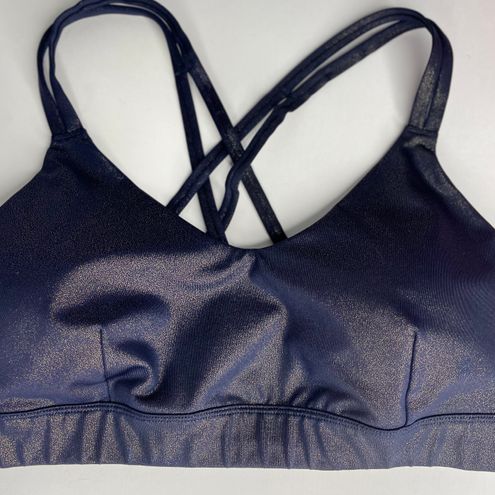 JoyLab Black Metallic Sports Bra Size XL - $12 - From Kim