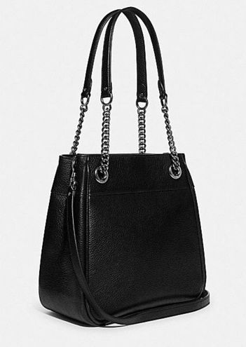  Coach Cammie Chain Tote, Black : Clothing, Shoes & Jewelry