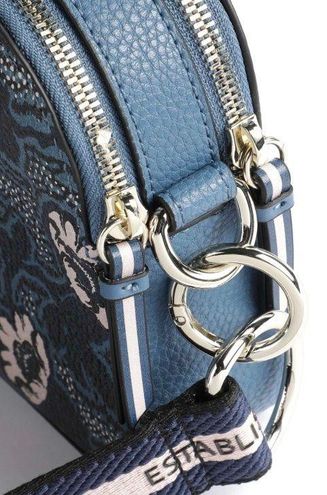 Buy Ted Baker Women Blue All-Over Floral Leather Crossbody Bag