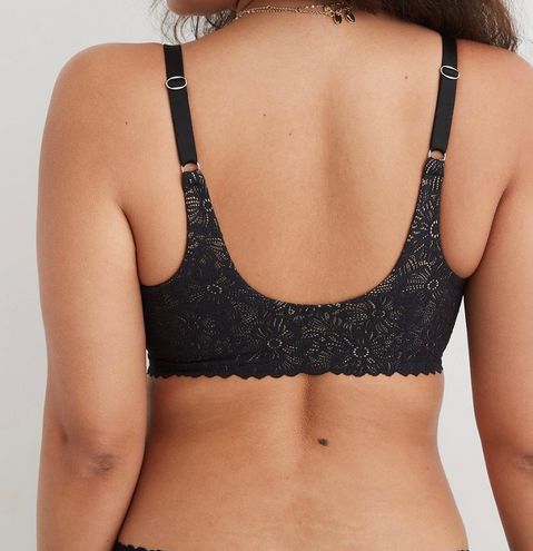 Aerie Real Sunnie Wireless Bra Black Size 32 A - $29 (35% Off