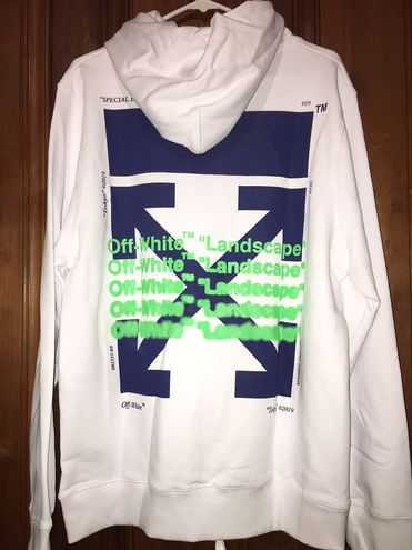 Off white shop landscape hoodie