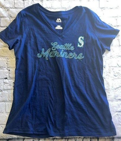 Mariners spring training t-shirt cactus league dark blue cotton