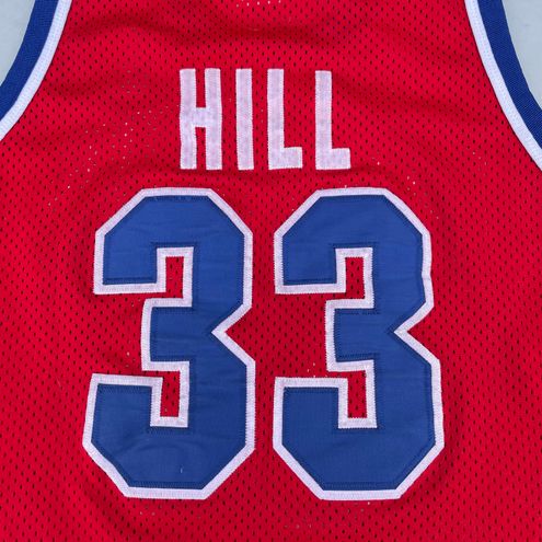 VINTAGE DETROIT PISTONS GRANT HILL STITCHED JERSEY