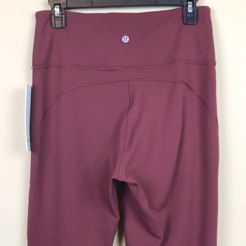 NWT Lululemon Groove Flare Leggings in Red Merlot