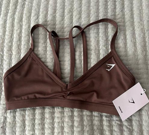 Gymshark Minimal Sports Bra - Penny Brown