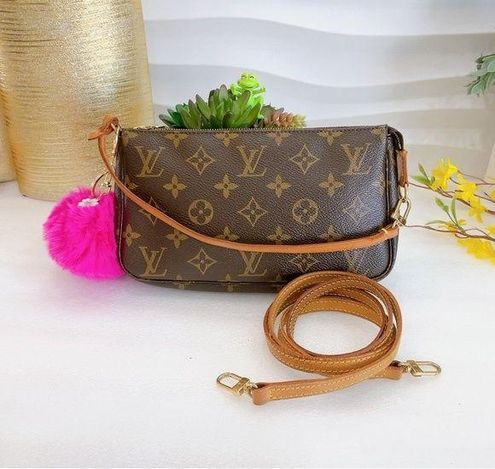 Louis Vuitton Vintage Brown Pochette Melville Crossbody Bag, Best Price  and Reviews