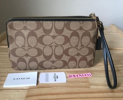 Coach Large Double Zip Wristlet Pink - $125 (29% Off Retail) New With Tags  - From Aya