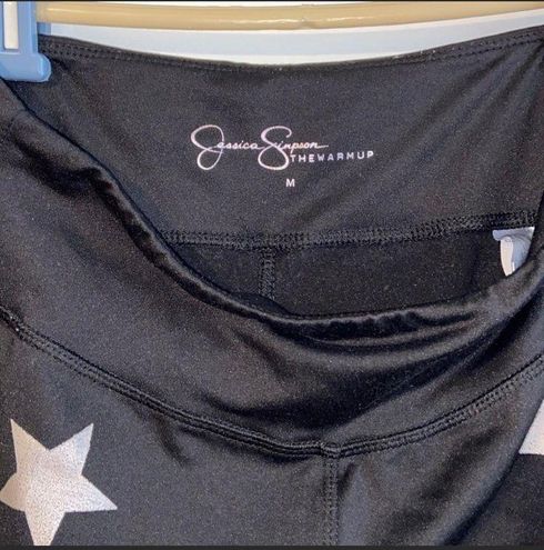 Jessica Simpson The Warm Up Star Leggings Black Medium - $20 - From N