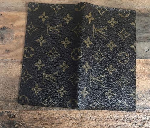 Louis Vuitton Authentic Long Check Book Wallet Cover - $165