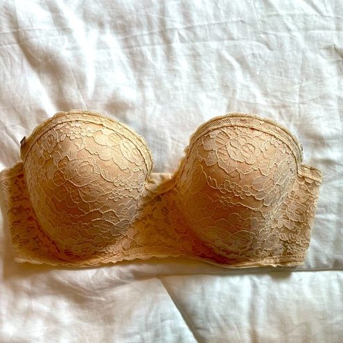 Aerie COPY - lace strapless bra Tan Size undefined - $9 - From Stephani