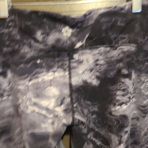 Tuff Athletics Leggings Size XL Black Smoke Print Marbled Tie Dye Yoga Gym  Comfy - $18 - From Skyfalling