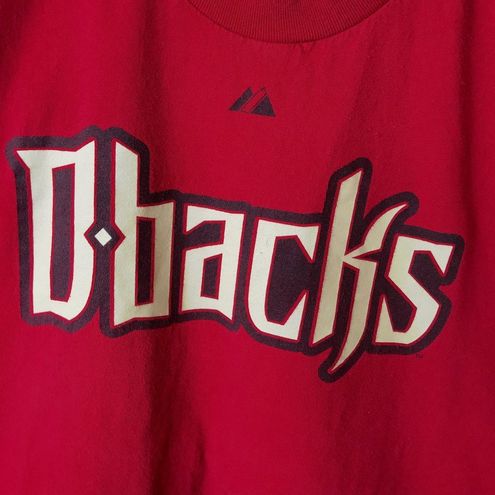 Majestic Vintage Arizona Diamondbacks Dwings T Shirt Baseball Player MLB  Red XL - $32 - From The