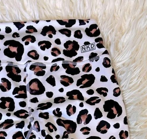 NKD Smooth Tech White Leopard Leggings Size 24 - $42 - From Amy