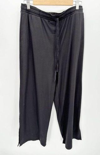 Zelos True Black Drawstring Waist Fleece Lounge Pants Women's Size Large L  NWT - $21 New With Tags - From Taylor