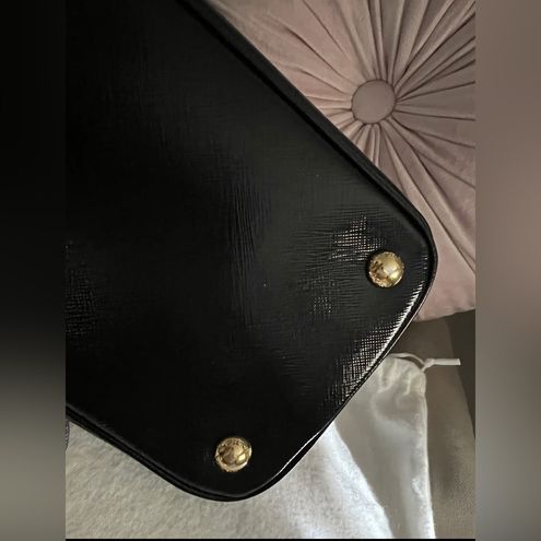 Prada Black Saffiano Vernice Small Promenade Tote Shoulder Bag Purse -  $1271 (57% Off Retail) - From Nora