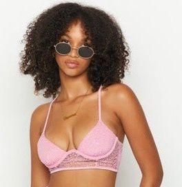 Starman White Sparkle Bralette – Beginning Boutique US