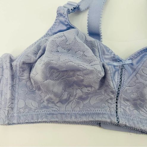 Bali Women's Light Blue Unlined Wireless Bra 38C Size undefined - $16 -  From Dalila