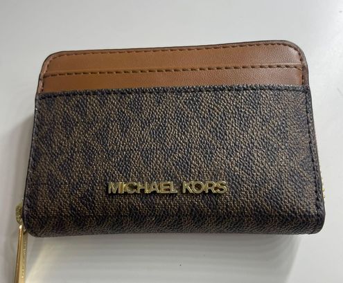 michael kors wallet brown