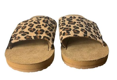 Sanuk Women's Lola Leopard Slide Sandal