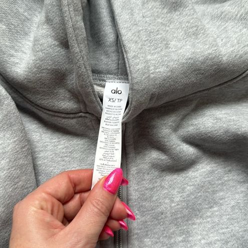 Alo Yoga Alo Renown Full Zip Hoodie Size XS - $115 - From Mooshkini