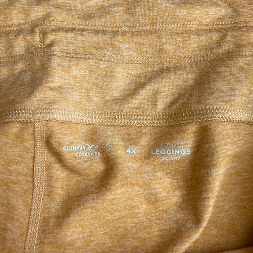 Old Navy High-Waisted CozeCore Fleece Jogger Leggings Plus Size 4X NWT  Orange - $32 - From Tinnie