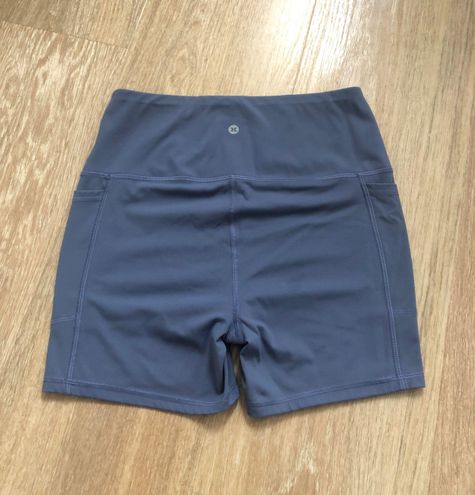 PERIWINKLE BIKER SHORTS